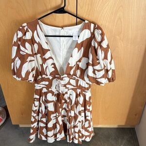 NWOT-House of Harlow 1960 linen dress